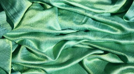 green fabric